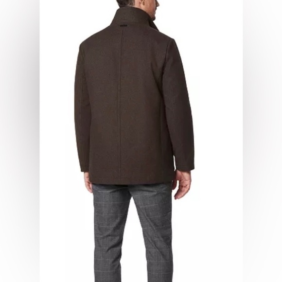 Andrew Marc Hickory Coat Jacket mens size S-wool faux fur-NWT - Picture 4 of 5